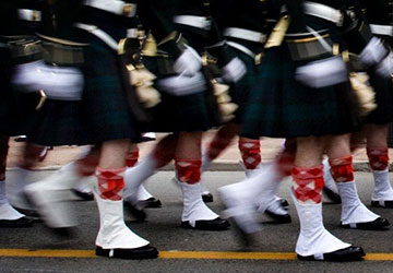 Argylls on Parade